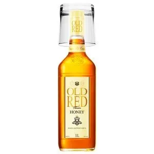 Whisky Old Red Honey 1 lt. + Vaso