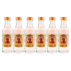 Tequila Hacienda La Capilla Gold 50 ml x 6 un.