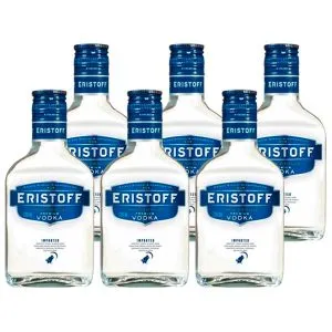 Vodka Eristoff 190 ml x 6 un.