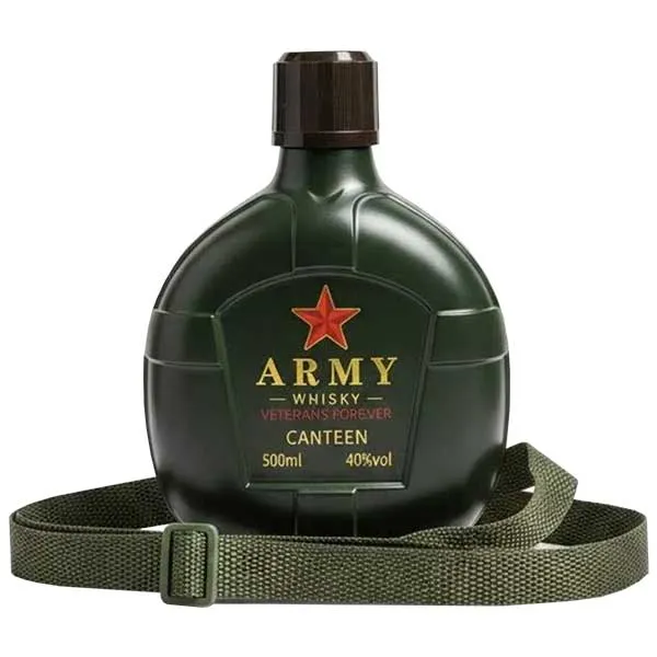 Whisky Army Cantimplora Veteranos de Guerra 500 ml - Imagen 2