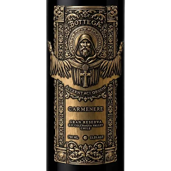 Vino Bottega Gran Reserva Carmenere 750 ml con Estuche - Imagen 3