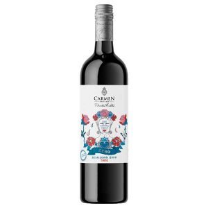 Vino Tinto Carmen Frida Kahlo Zero 750 ml Desalcoholizado - Botella frontal